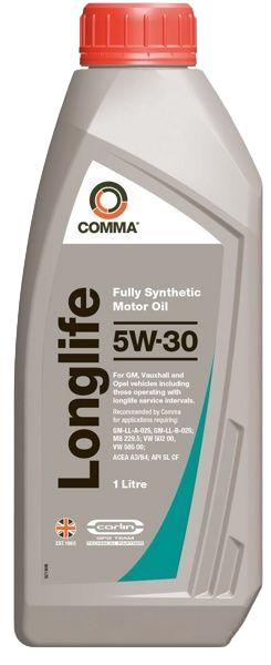 Моторное масло Comma Longlife 5W-30, 1л